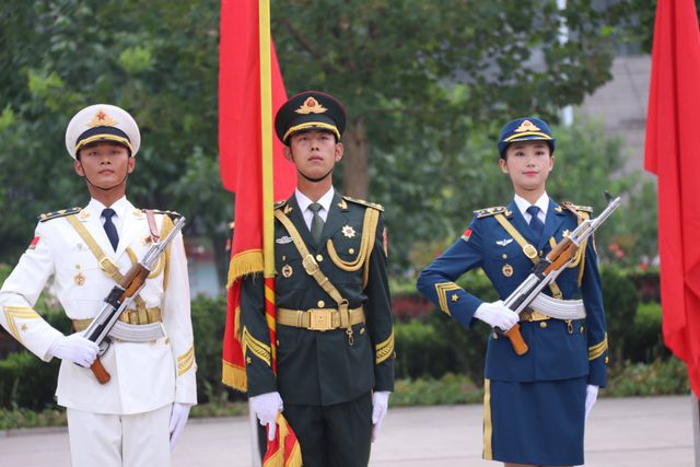 三军仪仗队图片无水印，荣耀的象征与历史的见证，三军仪仗队图片荣耀象征与历史的见证