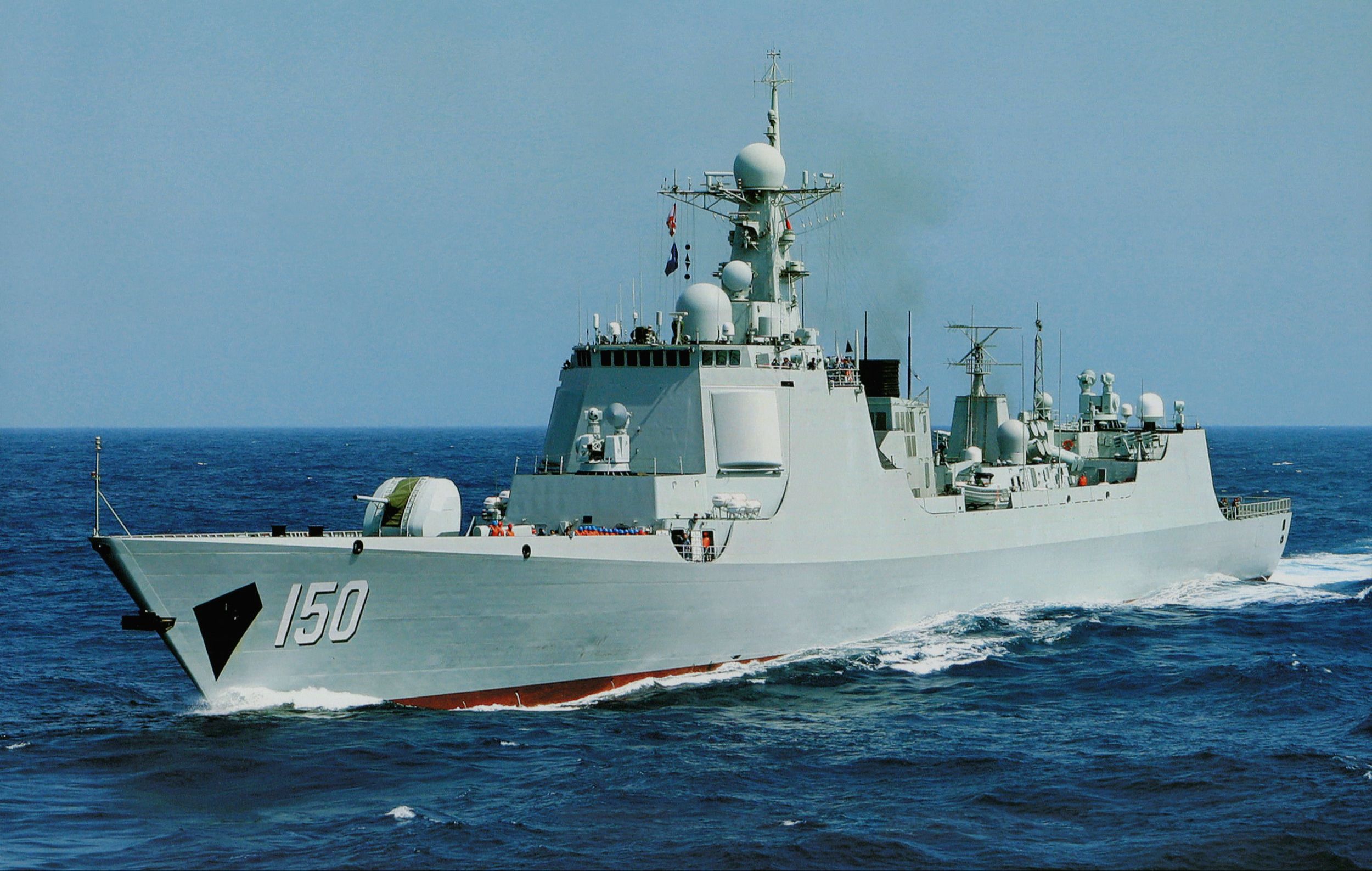 中国海军052型驱逐舰，捍卫海洋权益的坚实力量，中国海军052型驱逐舰，捍卫海洋权益的强力先锋