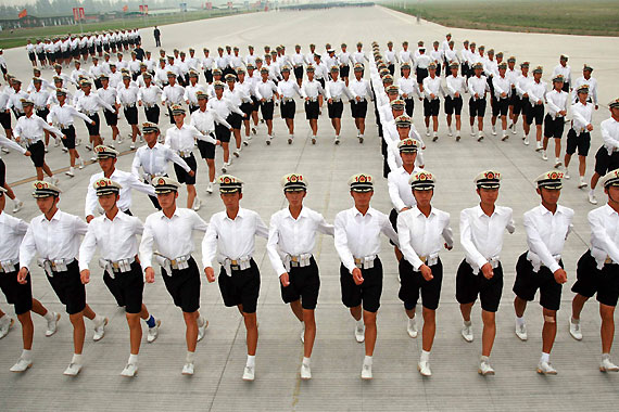 海军学员方队阅兵，展现海上力量的荣耀瞬间，海军学员阅兵方队，海上力量的荣耀瞬间