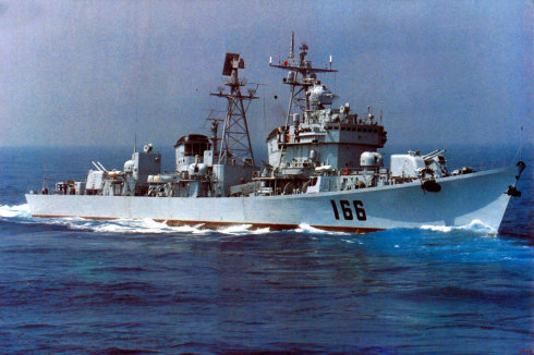 中国海军166号驱逐舰，守护海洋的力量，中国海军166号驱逐舰，守护海洋的坚实力量