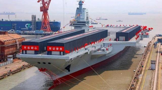 福建舰下水仪式，揭幕中国海军新时代的里程碑，福建舰下水仪式，中国海军新时代的里程碑事件