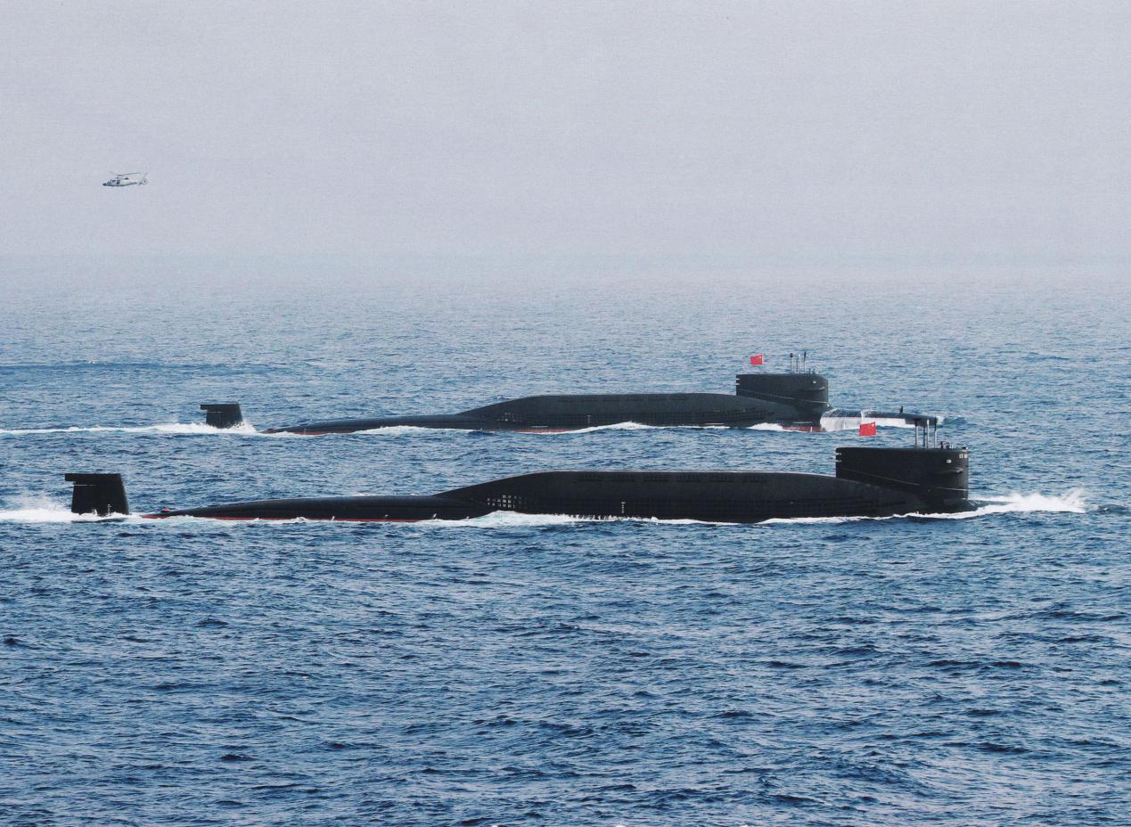 2019海上大阅兵，揭秘中国海军新型战略核潜艇——094B型，揭秘中国海军新型战略核潜艇——2019海上大阅兵聚焦094B型战略核潜艇