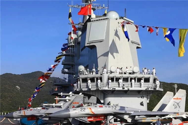 山东舰海上试训，展现中国海军力量的新里程碑，山东舰海上试训，中国海军力量的新里程碑展现