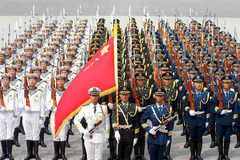 三军仪仗队海报，荣耀与力量的象征，三军仪仗队海报，荣耀与力量的象征风采展露