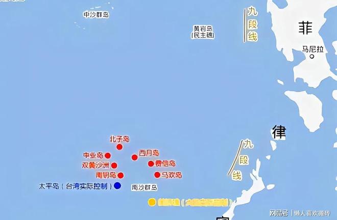 南海被占岛礁分布图及其历史背景与现实挑战，南海岛礁分布图揭示的历史背景与现实挑战