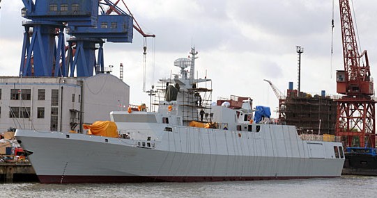 中国海军新力量，056A型护卫舰下水纪实，中国海军新力量崛起，056A型护卫舰下水纪实