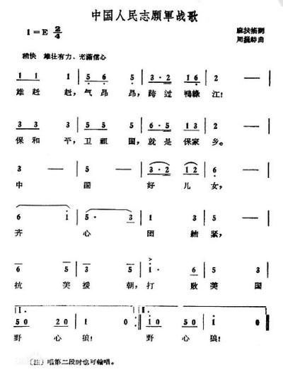 志愿军军歌完整版简谱及其深远影响，志愿军军歌完整版简谱与深远影响概述