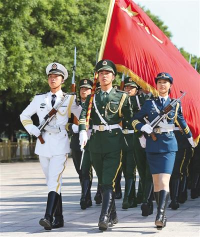 探索三军仪仗队，图片下载与背后的故事，三军仪仗队揭秘，图片下载与背后的故事探索