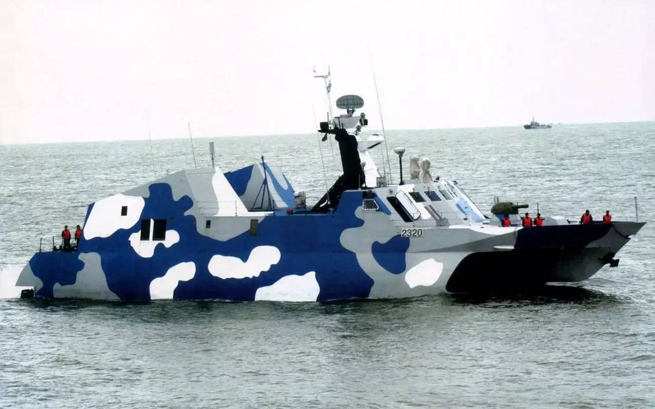 解析中国海军的利器，022导弹艇防空导弹系统，中国海军利器揭秘，022导弹艇防空导弹系统解析