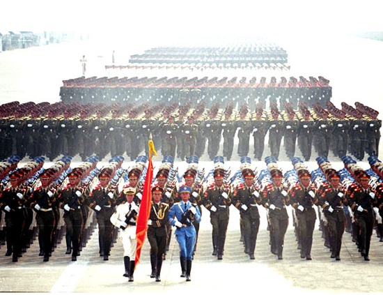 国庆阅兵方队，完美展现震惊世界，国庆阅兵方队，震撼世界的完美展现