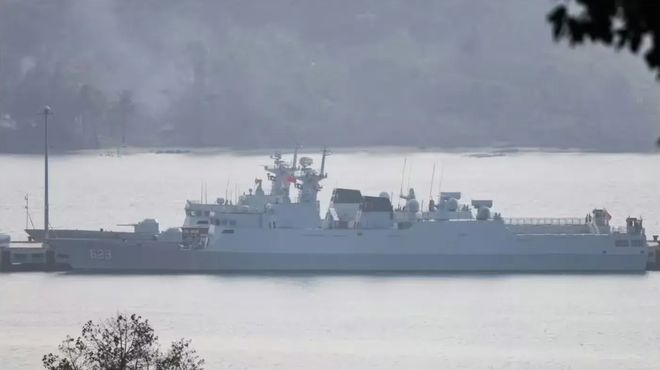 揭秘中国海军新利器，625巴中舰，揭秘中国海军新利器，巴中舰亮相，展现强大实力