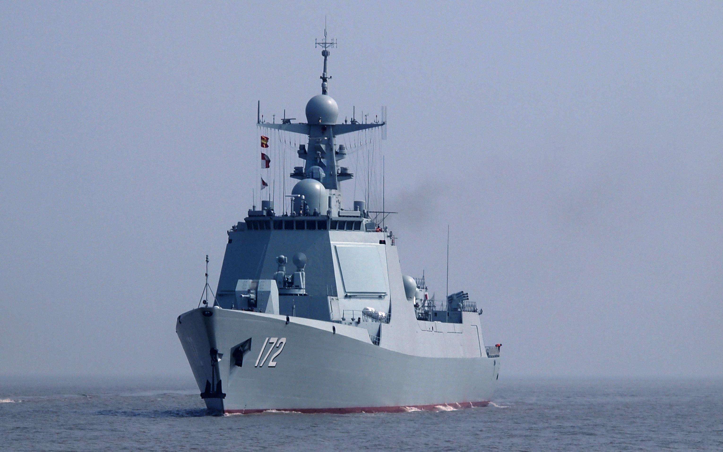 中国海军新篇章,121驱逐舰正式入役,中国海军新篇章,121驱逐舰正式入役,开启新航程