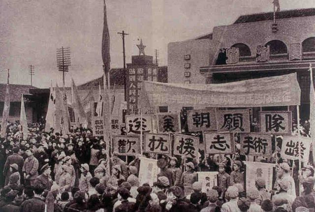 中国人民志愿军军魂，英勇无畏，永垂不朽，中国人民志愿军军魂，英勇无畏，精神永垂不朽