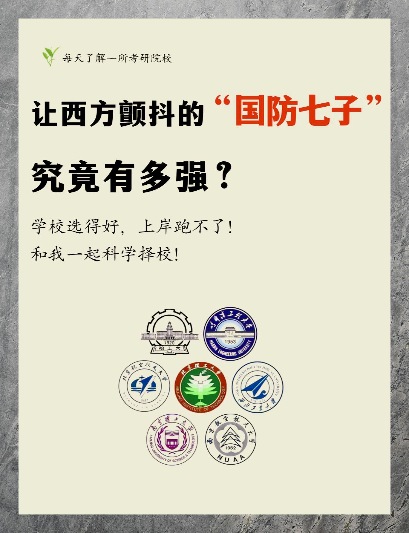 外网上如何看待国防七子，外网视角下的国防七子评价