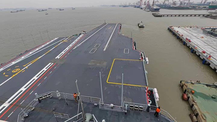 福建舰海试出港,展现中国海军力量的崭新篇章,福建舰海试出港,揭幕中国海军崭新力量篇章