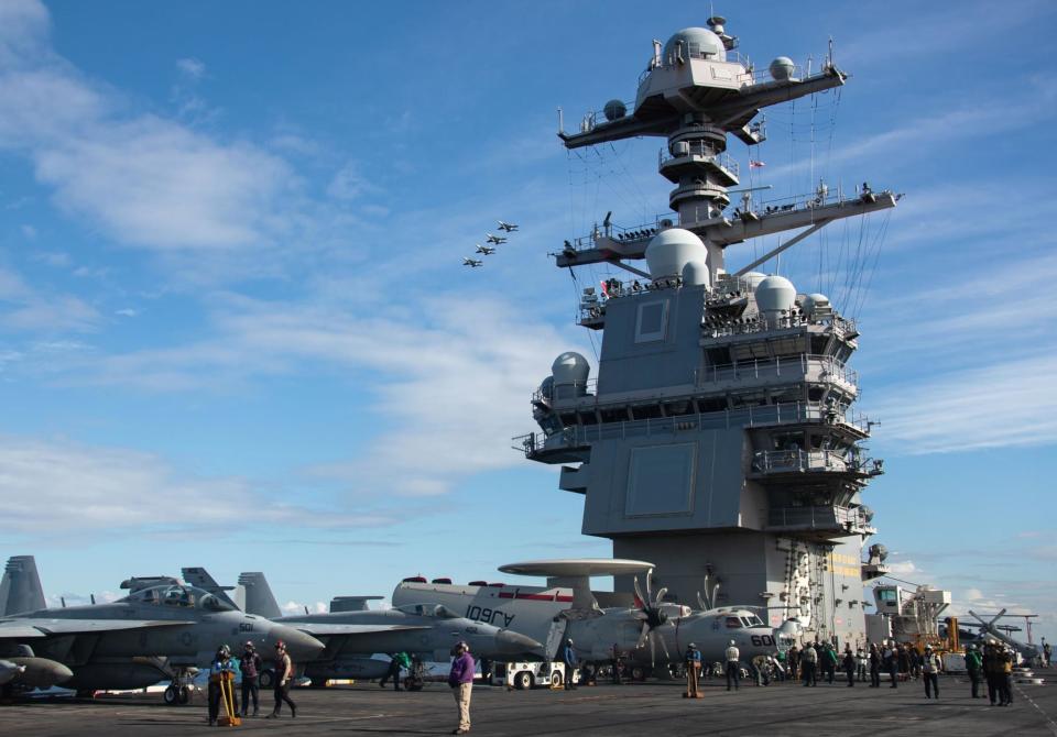 揭秘中国航母的长度,探索中国海军力量的壮丽画卷,探索中国海军力量之巅,揭秘航母长度,展现壮丽画卷