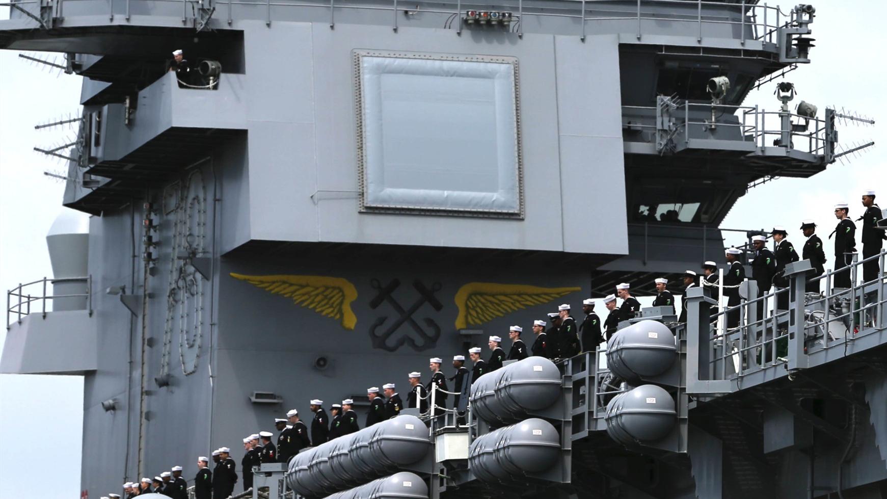 福特号航空母舰的停靠地点解析,福特号航空母舰停靠地点深度解析