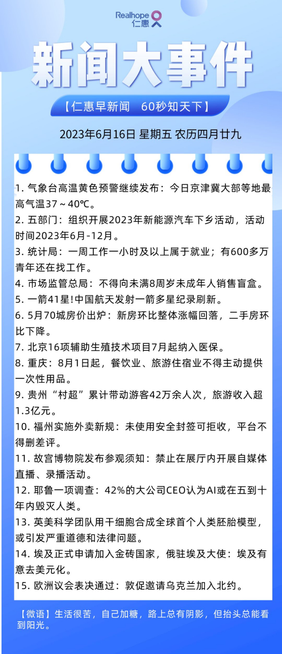 2023年6月最新国际新闻综述,2023年6月国际新闻综述